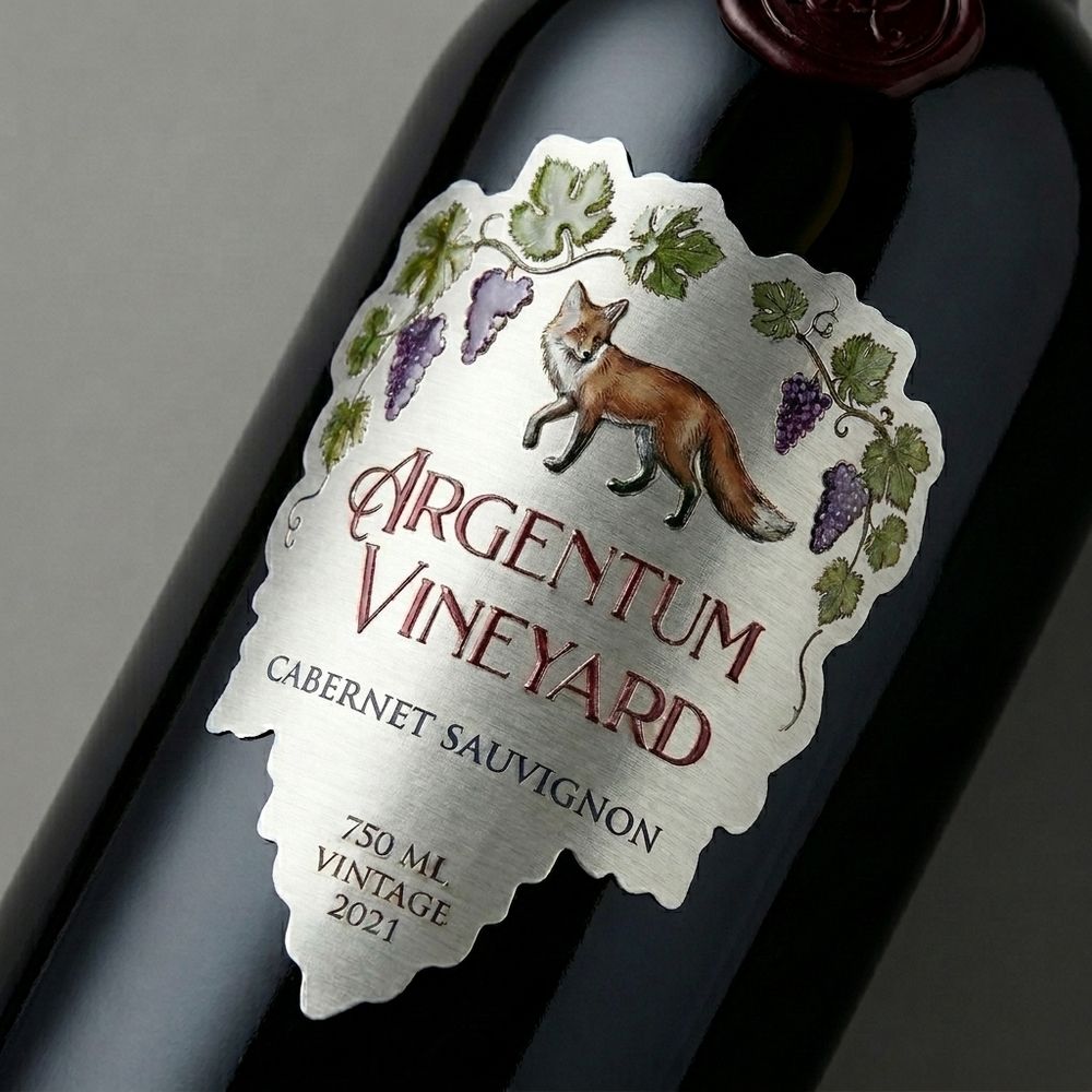 Rótulo para Garrafa de Vinho 750ml
