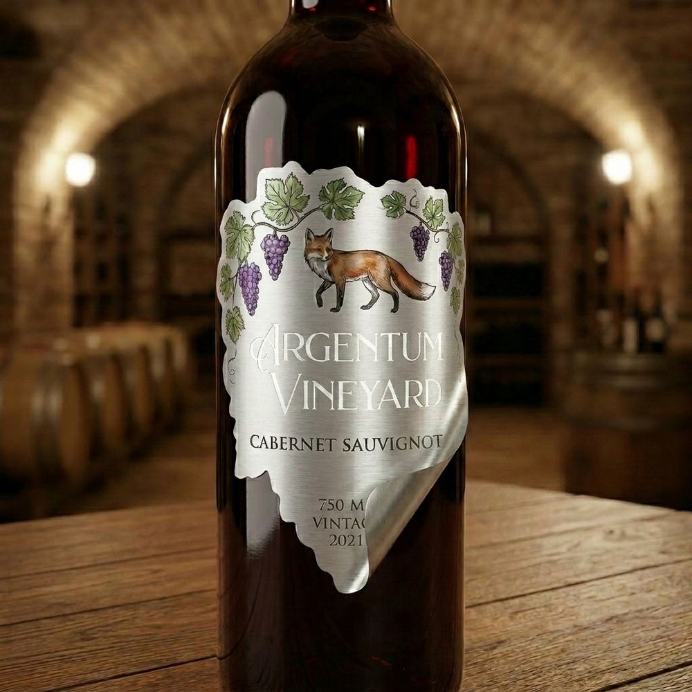 Rótulo para Garrafa de Vinho 750ml