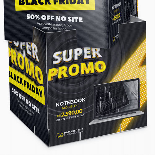 Totem Quadrado 4 Peças