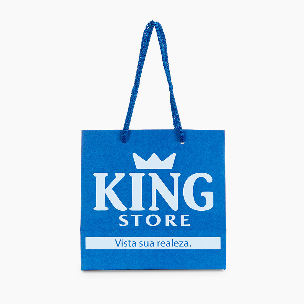 Sacola em Papel Personalizado em Silk - Basic