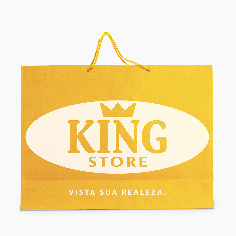 Sacola em Papel Personalizado em Silk - Basic