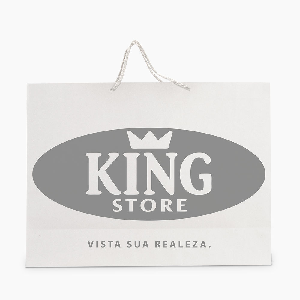 Sacola em Papel Personalizado em Silk - Basic