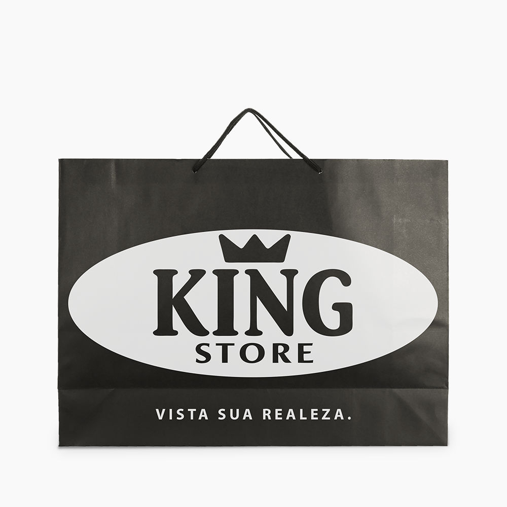 Sacola em Papel Personalizado em Silk - Basic