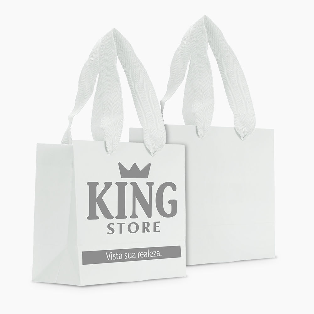 Sacola em Papel Personalizado em Silk - Premium