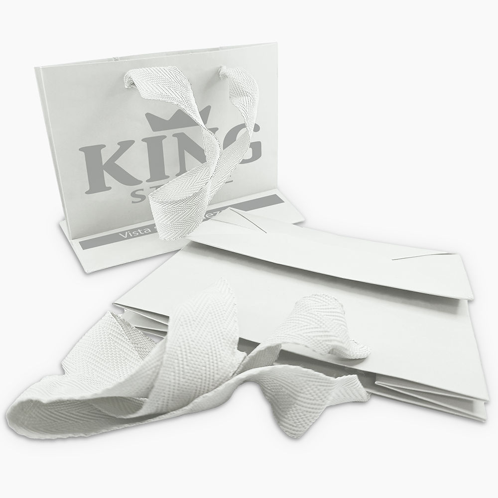 Sacola em Papel Personalizado em Silk - Premium