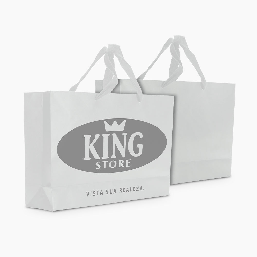 Sacola em Papel Personalizado em Silk - Premium