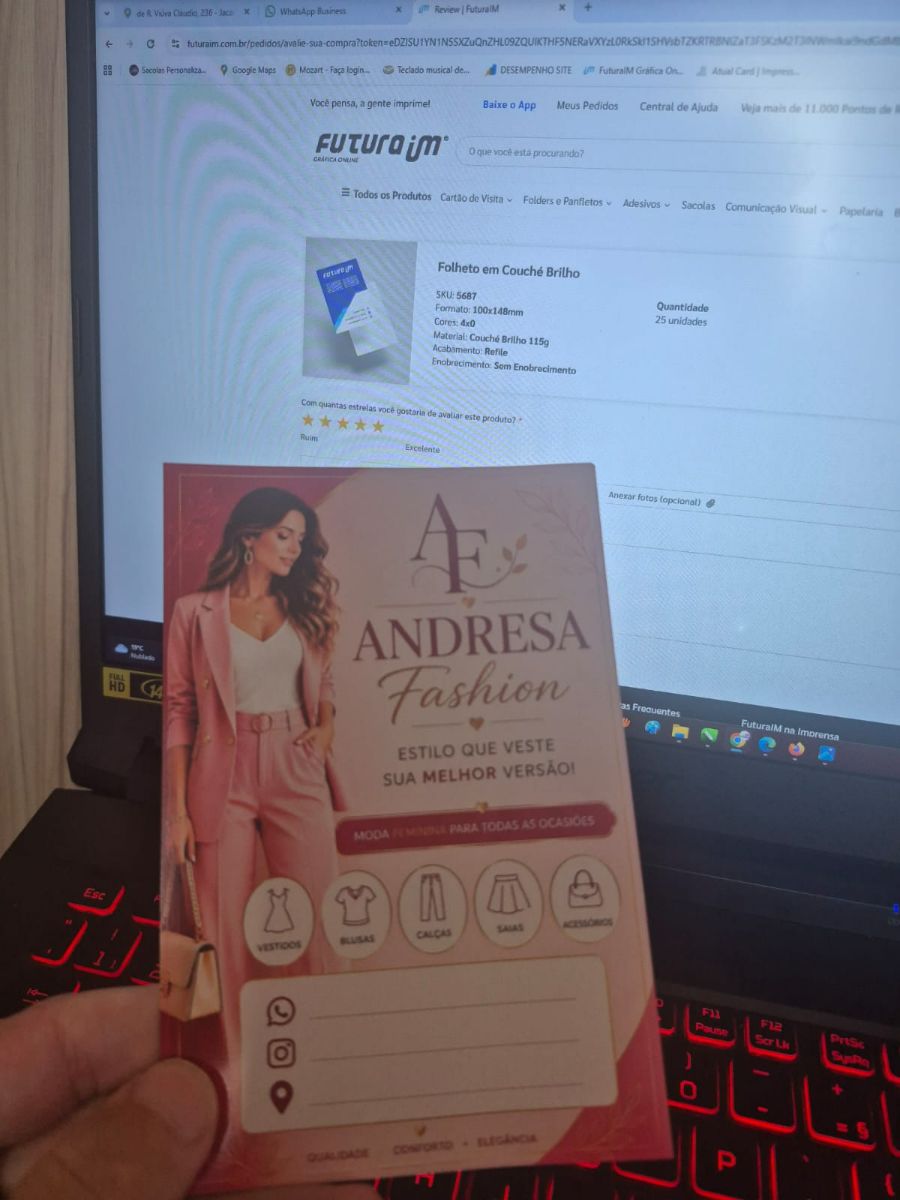 Foto enviada pelo cliente