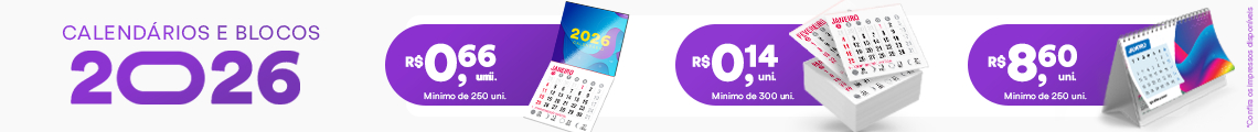 Blocos de Calendários 2026
