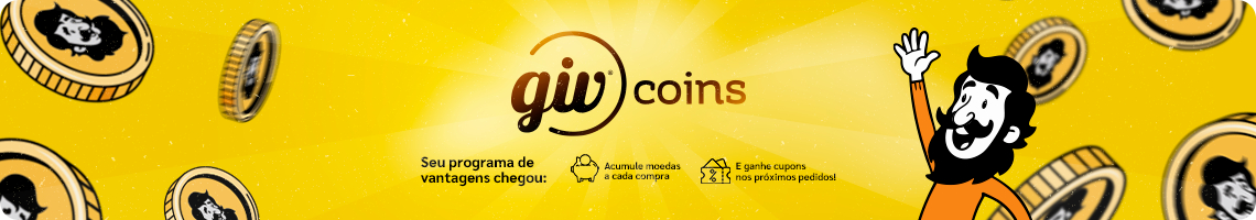 GIV Coins - Seu programa de vantagems chegou