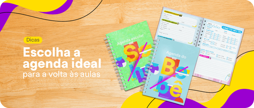 Escolha a agenda ideal para a volta às aulas