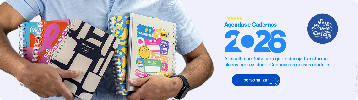 Agendas e Cadernos 2026
