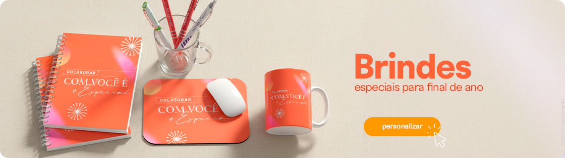 Brindes especiais para final de ano.