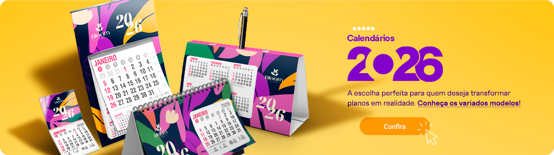 Calendários e Folhinhas 2026