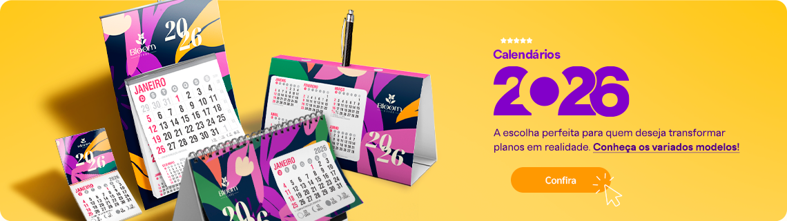 Calendários e Folhinhas 2026