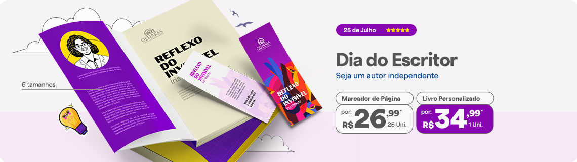 Dia do Escritor - Livro a partir de 1 unidade