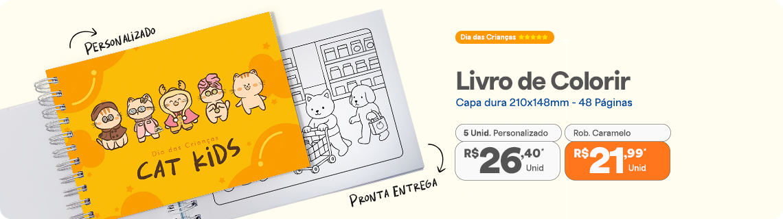 Livro de Colorir - Dia das Crianças