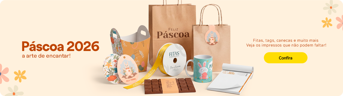 Páscoa - Garanta Impressos e Embalagens Especiais Para A Páscoa!