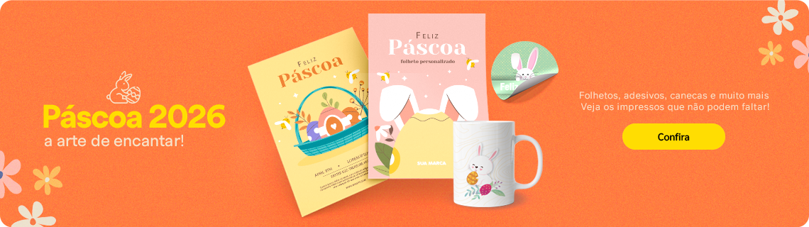 Páscoa - Garanta Impressos e Embalagens Especiais Para A Páscoa!
