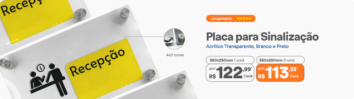 Placa de Sinalização 