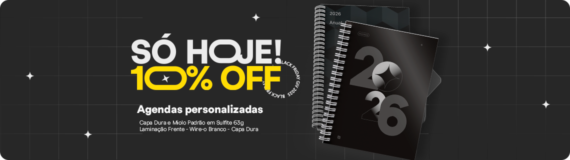 Só Hoje Agendas - 10%OFF