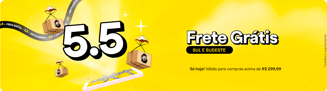Frete Grátis Sul e Sudeste 5.5