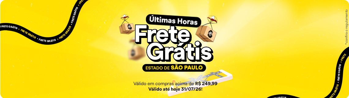 Frete Grátis Para São Paulo em compras acima de 249,99