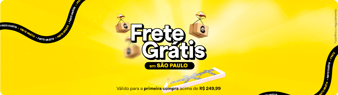 Frete Grátis Para São Paulo em compras acima de 249,99