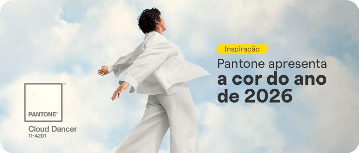 Pantone 11-4201 Cloud Dancer - Dançarino das Nuvens