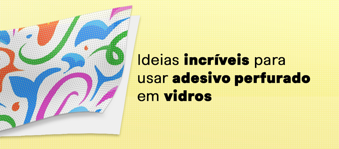 Ideias incríveis para usar adesivo perfurado em vidros