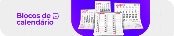 Blocos de Calendários 2027