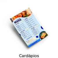 Cardápios personalizados