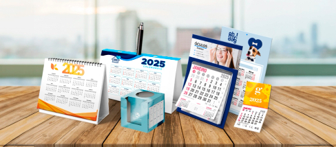 Calendários e Folhinhas 2025: Conquiste seus clientes e marque presença o ano todo!