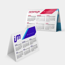 Calendário de Mesa Simples