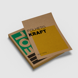 Folheto em Kraft