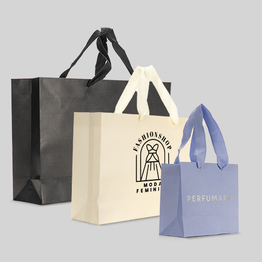 Sacola em Papel Personalizado em Silk - Premium