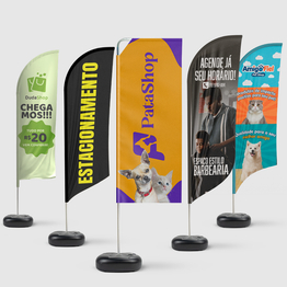 Wind Banner Kit Completo