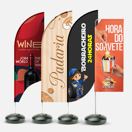 Wind Banner Kit Completo