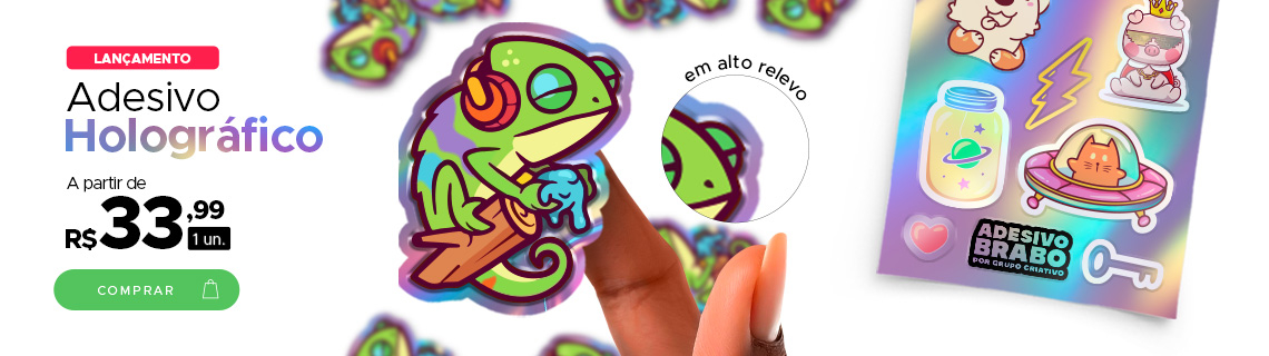 Adesivo Holográfico