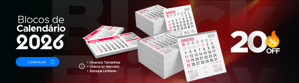 Blocos de Calendário 2026!