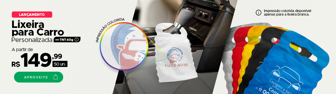 Lixeira para Carro Personalizada