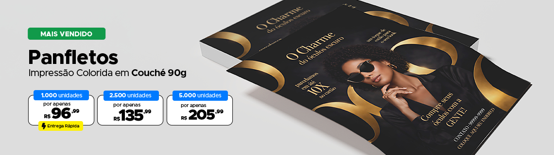 Folheto Couché 90g