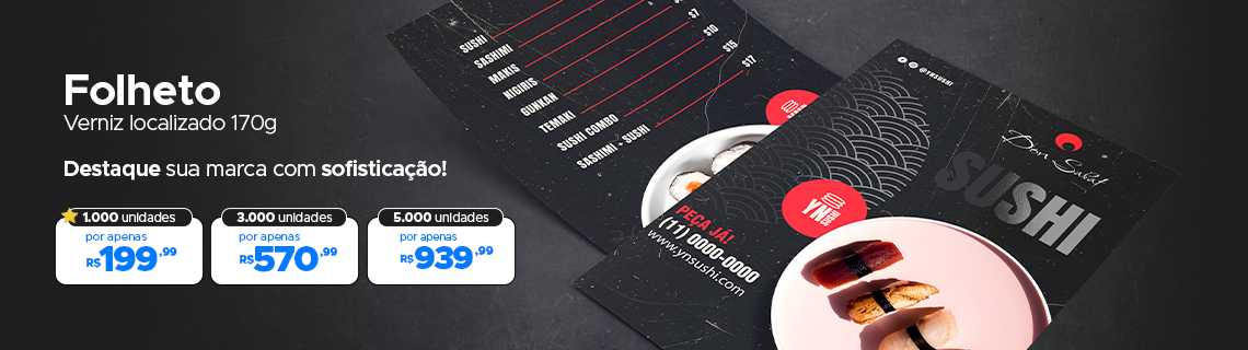 Folheto Verniz Localizado 170g