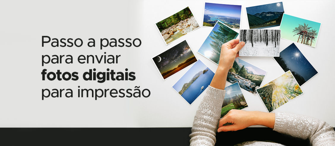 5 passos para enviar fotos digitais para impressão