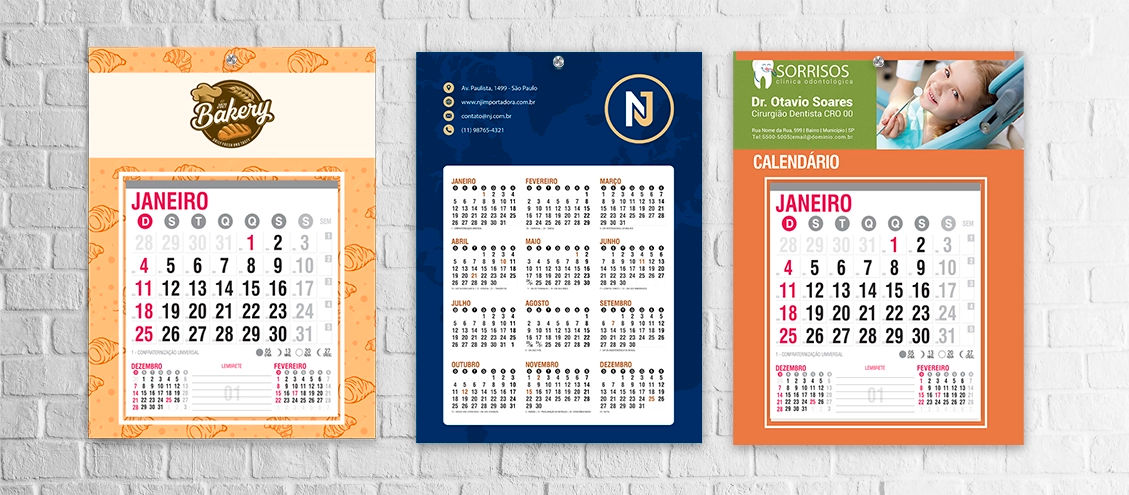 Folhinha de Parede: funcionalidade e estilo em um só calendário