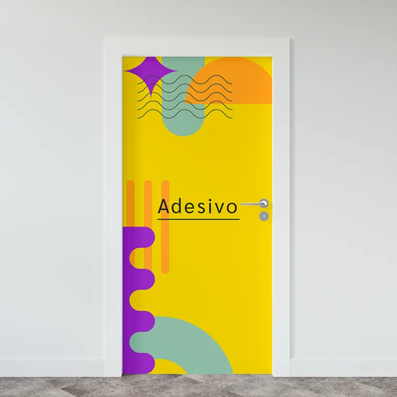 Adesivo para Porta de Vidro