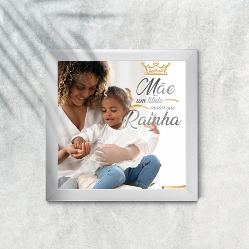 Azulejo Personalizado com Moldura Branca