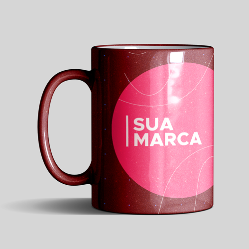 Caneca Glitter Bronze