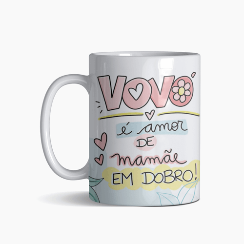 Caneca Personalizada Dia das Vovós Modelo 1