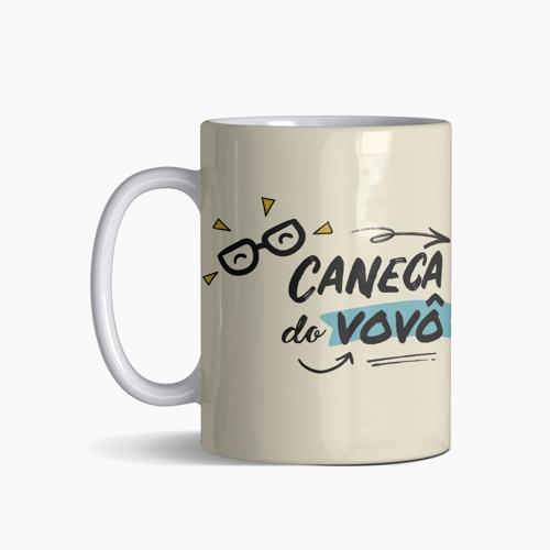 Caneca Personalizada Dia dos Avós Modelo 1