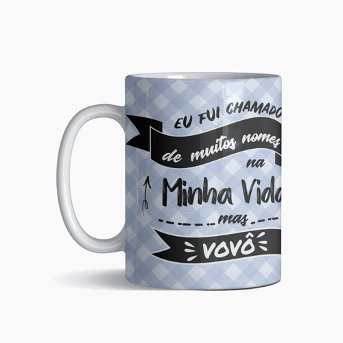 Caneca Personalizada Dia dos Avós Modelo 2